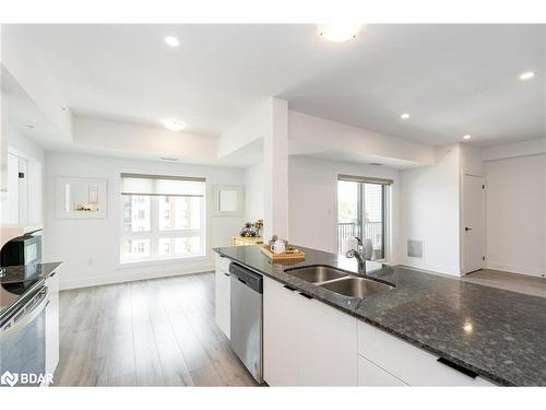 211-8 Culinary Lane, Barrie, ON - Indoor Photo Showing Kitchen With Double Sink