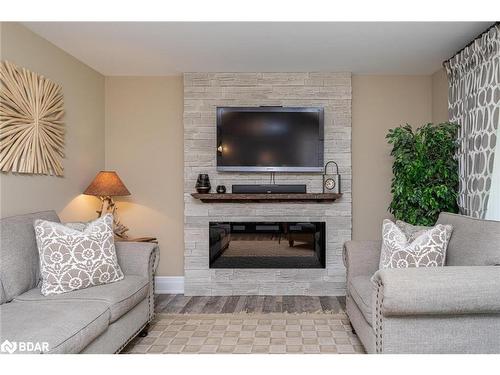 4987 Erin Fourth Line, Erin, ON - Indoor Photo Showing Living Room With Fireplace