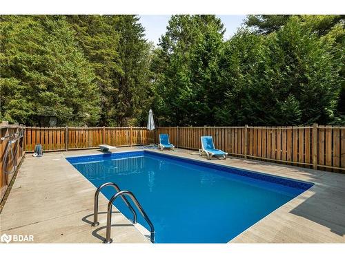 1551 Gill Road, Midhurst, ON - Outdoor With In Ground Pool With Backyard