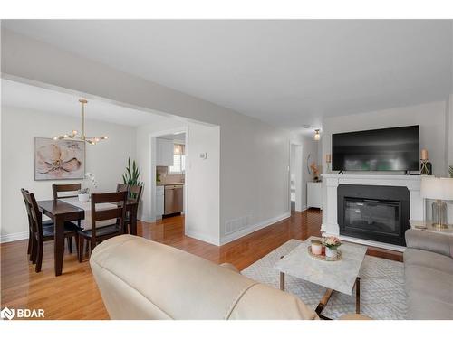 108 Garden Drive, Barrie, ON - Indoor Photo Showing Living Room With Fireplace