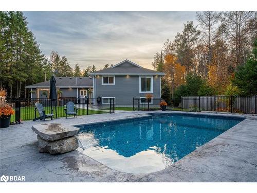 8 Crystalwood Lane, Midhurst, ON - Outdoor With In Ground Pool With Deck Patio Veranda