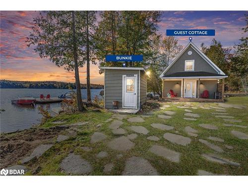 3978 South Portage Road, Lake Of Bays, ON - Outdoor With Body Of Water With Deck Patio Veranda