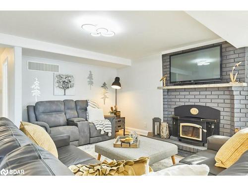 81 Laird Drive, Lindsay Twp, ON - Indoor Photo Showing Living Room With Fireplace