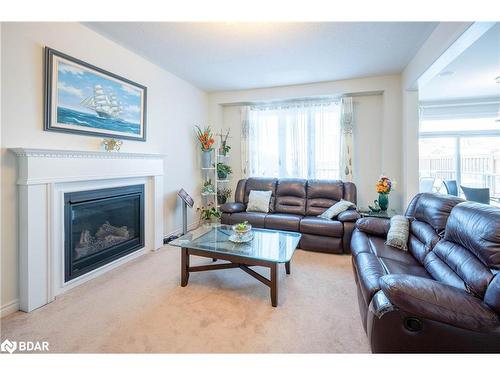 56 Oliver'S Mill Road, Barrie, ON - Indoor Photo Showing Living Room With Fireplace