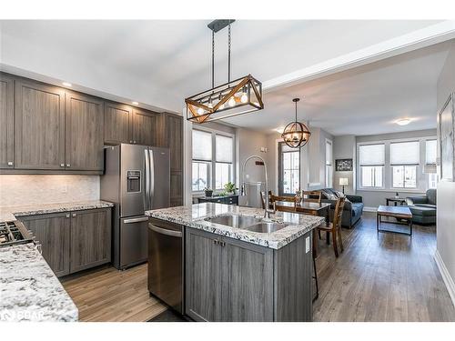 64 Discovery Trail, Midland, ON - Indoor Photo Showing Kitchen With Stainless Steel Kitchen With Double Sink With Upgraded Kitchen