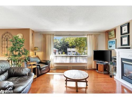 65 Meadow Heights Drive, Bracebridge, ON - Indoor Photo Showing Living Room With Fireplace