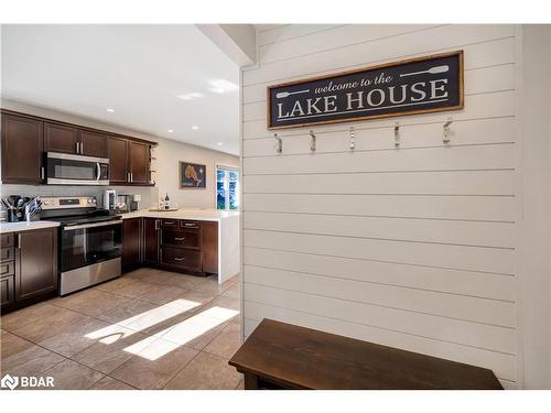 6270 Jim Mitchells Road, Ramara, ON - Indoor Photo Showing Kitchen With Stainless Steel Kitchen