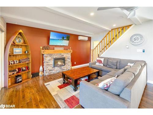 6270 Jim Mitchells Road, Ramara, ON - Indoor Photo Showing Living Room With Fireplace