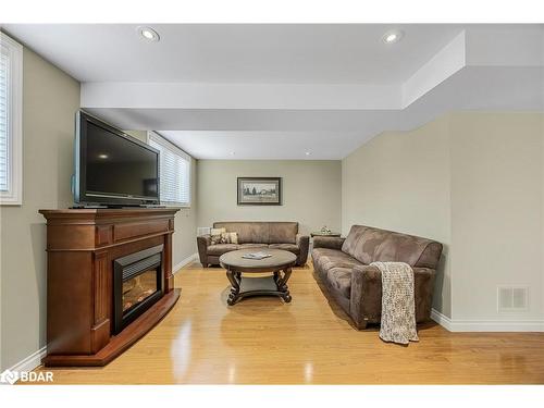 14 Arch Brown Court, Barrie, ON - Indoor Photo Showing Living Room With Fireplace