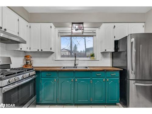 10 Birchwood Drive, Barrie, ON - Indoor Photo Showing Kitchen With Double Sink