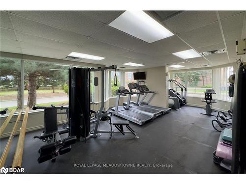 1013-135 Hillcrest Avenue, Mississauga, ON - Indoor Photo Showing Gym Room