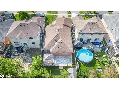 134 Country Lane, Barrie, ON - Outdoor With Above Ground Pool With View