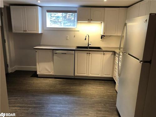 Lower Level-219 Huronia Road, Barrie, ON - Indoor Photo Showing Kitchen With Double Sink