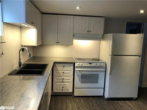 Lower Level-219 Huronia Road, Barrie, ON - Indoor Photo Showing Kitchen With Double Sink