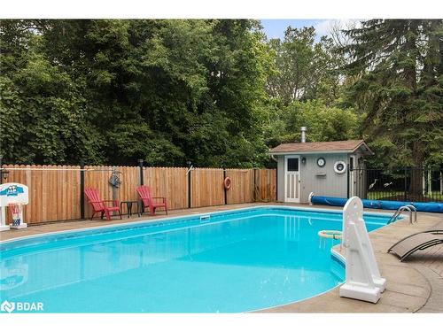 65 Barre Drive, Barrie, ON - Outdoor With In Ground Pool With Backyard