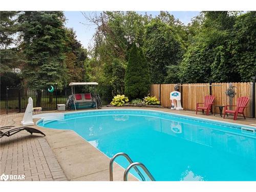 65 Barre Drive, Barrie, ON - Outdoor With In Ground Pool With Backyard