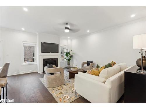 1 Alan Williams Trail, Uxbridge, ON - Indoor Photo Showing Living Room With Fireplace