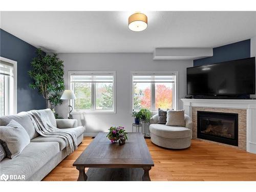 36 Stapleton Place, Barrie, ON - Indoor Photo Showing Living Room With Fireplace