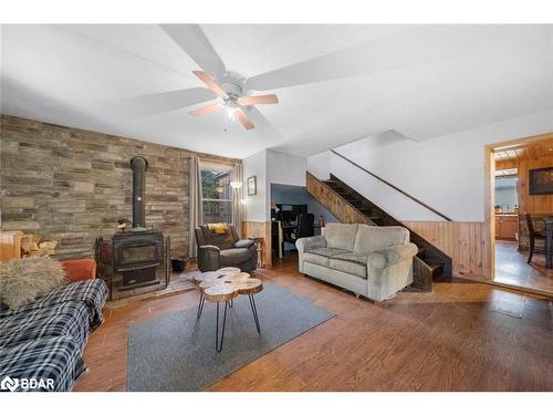 1601 Penetanguishene Road, Barrie, ON - Indoor Photo Showing Living Room With Fireplace