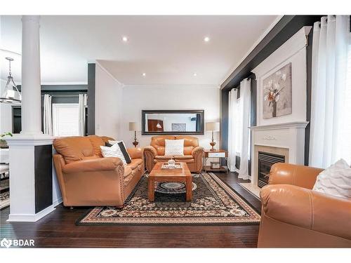 64 Westminster Circle, Barrie, ON - Indoor Photo Showing Living Room With Fireplace