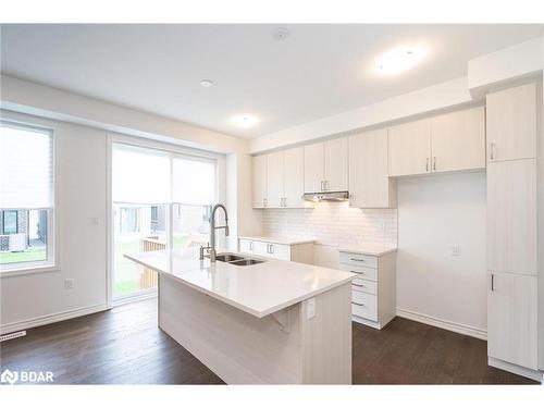 48 Mcbride Trail, Barrie, ON - Indoor Photo Showing Kitchen With Double Sink