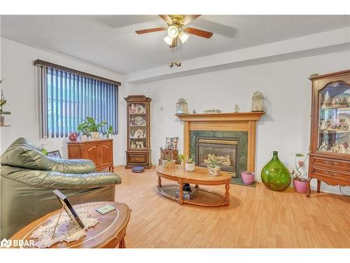 1 Farmstead Crescent, Barrie, ON - Indoor Photo Showing Living Room With Fireplace