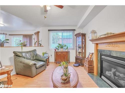 1 Farmstead Crescent, Barrie, ON - Indoor Photo Showing Living Room With Fireplace