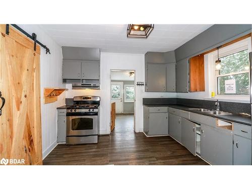 301 Fourth Street, Midland, ON - Indoor Photo Showing Kitchen With Double Sink