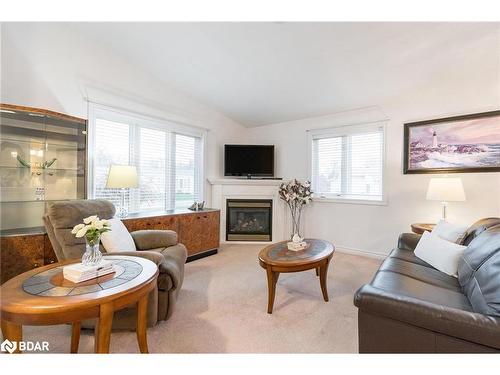 6 Nature Trail Road, Innisfil, ON - Indoor Photo Showing Living Room With Fireplace