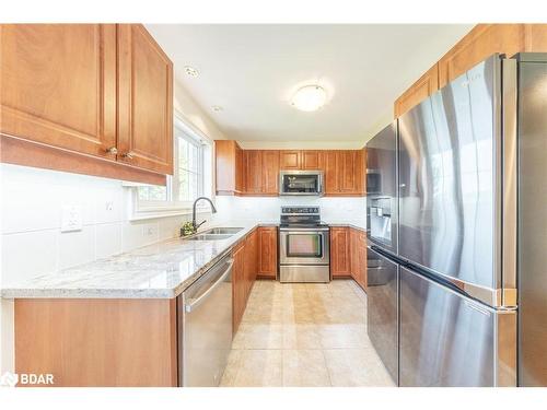 15 Galea Drive, Ajax, ON - Indoor Photo Showing Kitchen With Stainless Steel Kitchen With Double Sink