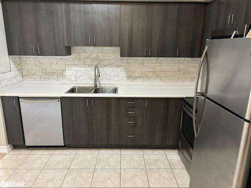 204-43 Ferndale Drive S, Barrie, ON - Indoor Photo Showing Kitchen With Stainless Steel Kitchen With Double Sink