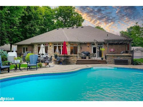 101 Budds Mill Road, Snow Valley, ON - Outdoor With In Ground Pool With Deck Patio Veranda