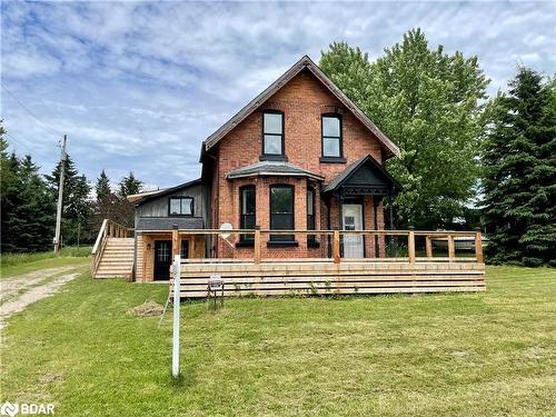 1998 Old Barrie Road East Road E, Oro-Medonte, ON - Outdoor With Deck Patio Veranda With Facade