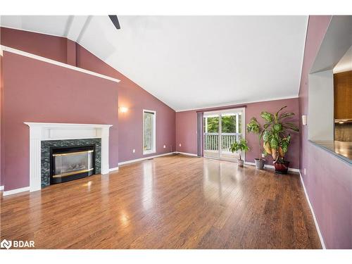 58 Unity Side Road, Caledonia, ON - Indoor Photo Showing Living Room With Fireplace