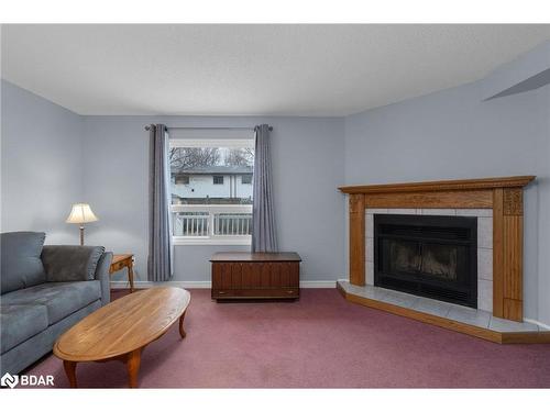 133 Cardinal Street, Barrie, ON - Indoor Photo Showing Living Room With Fireplace