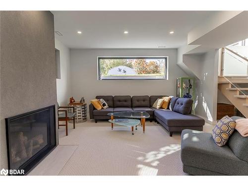 236 Cox Mill Road, Barrie, ON - Indoor Photo Showing Living Room With Fireplace