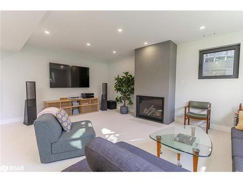 236 Cox Mill Road, Barrie, ON - Indoor Photo Showing Living Room With Fireplace