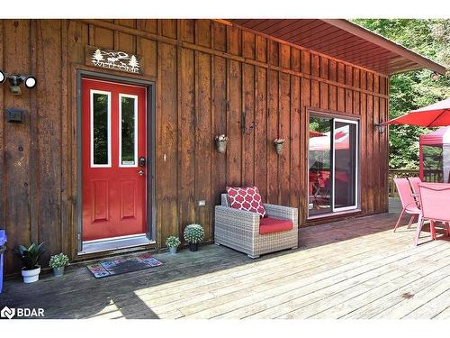 1046 Pine Springs Road, Algonquin Highlands, ON - Outdoor With Deck Patio Veranda With Exterior