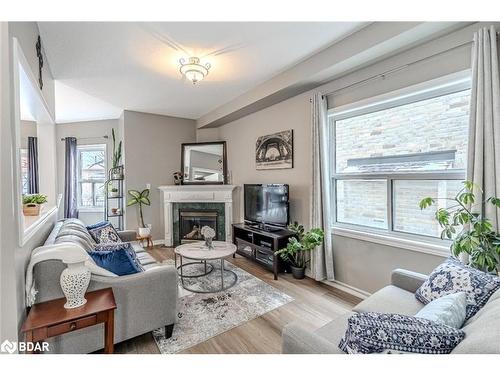 25 Serena Lane, Barrie, ON - Indoor Photo Showing Living Room With Fireplace