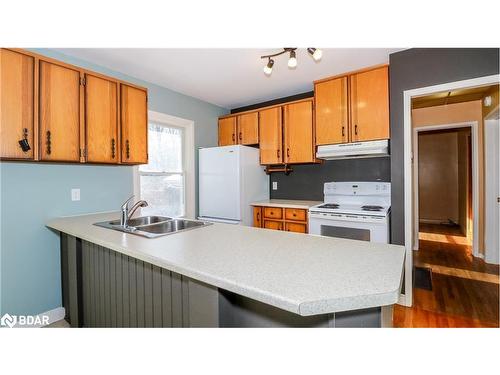 65 Strabane Avenue, Barrie, ON - Indoor Photo Showing Kitchen With Double Sink