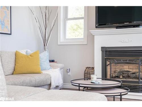 282 Robins Point Road, Tay, ON - Indoor Photo Showing Living Room With Fireplace