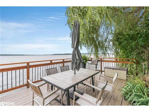 282 Robins Point Road, Tay, ON - Outdoor With Body Of Water With Deck Patio Veranda With Exterior