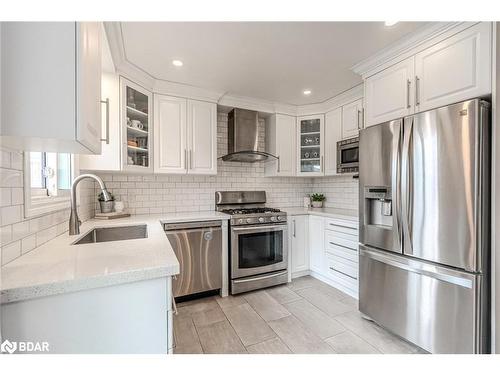 851 9Th Line, Innisfil, ON - Indoor Photo Showing Kitchen With Stainless Steel Kitchen With Upgraded Kitchen