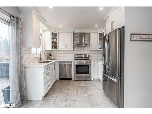 851 9Th Line, Innisfil, ON - Indoor Photo Showing Kitchen With Stainless Steel Kitchen With Upgraded Kitchen