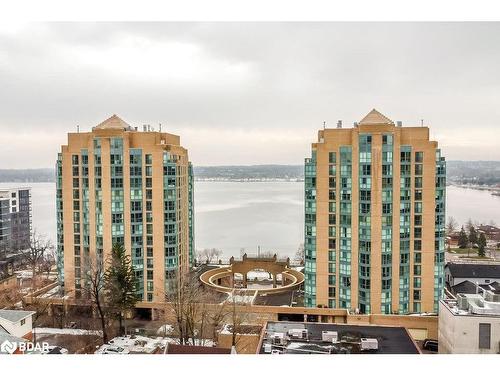 908-140 Dunlop Street E, Barrie, ON - Outdoor With Body Of Water With Facade