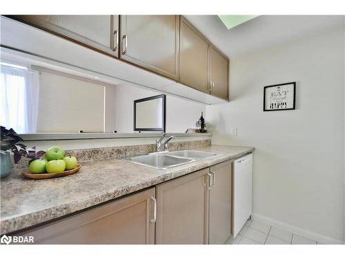 1201-75 Ellen Street, Barrie, ON - Indoor Photo Showing Kitchen With Double Sink