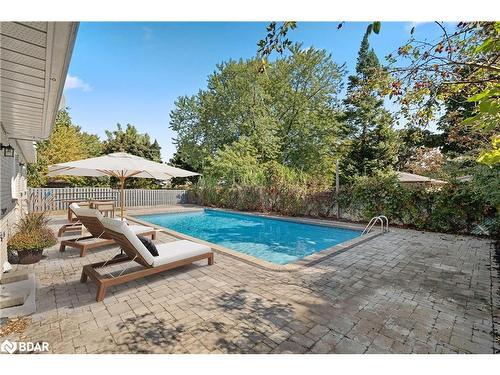 75 Marshall Street, Barrie, ON - Outdoor With In Ground Pool With Backyard