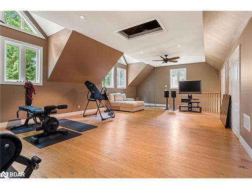 2240 South Orr Lake Road, Elmvale, ON - Indoor Photo Showing Gym Room