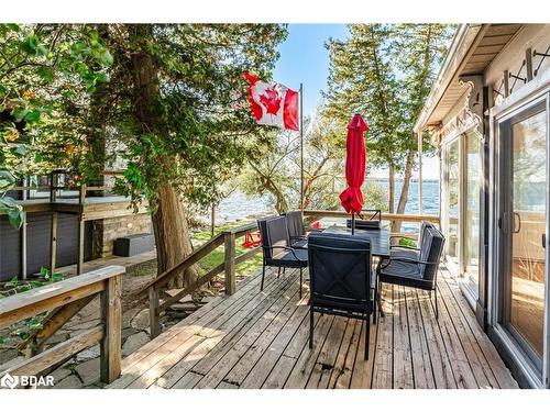 6568 Quarry Point Road, Ramara, ON - Outdoor With Deck Patio Veranda With Exterior