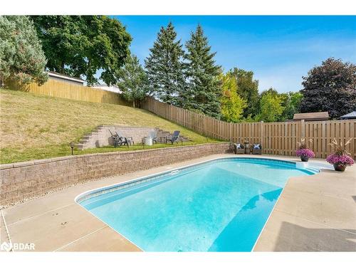 110 Chieftain Crescent, Barrie, ON - Outdoor With In Ground Pool With Backyard